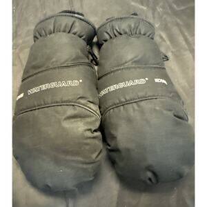 Kombi Waterguard Ski Snowboard Black Mittens Gloves Mens Size Large Vintage 90’s